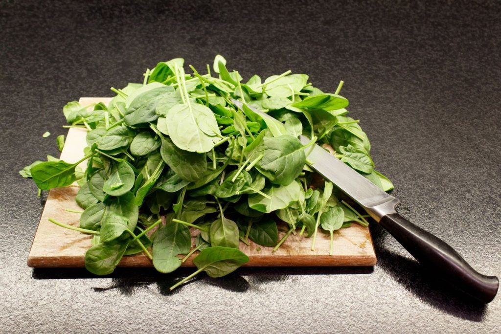 cuisson épinards frais