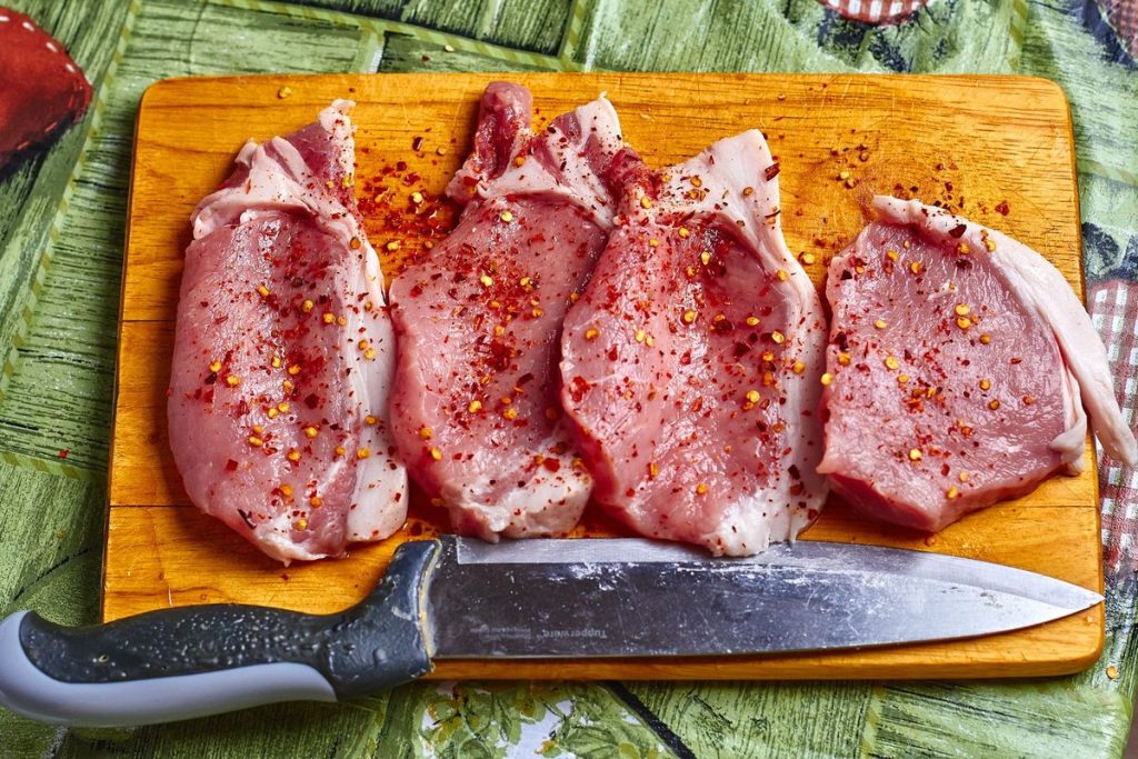 coti de porc cuisson