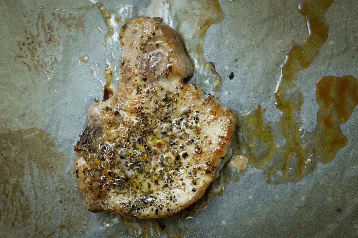 cuisson coti de porc