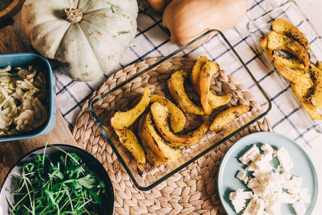 recettes butternut au four